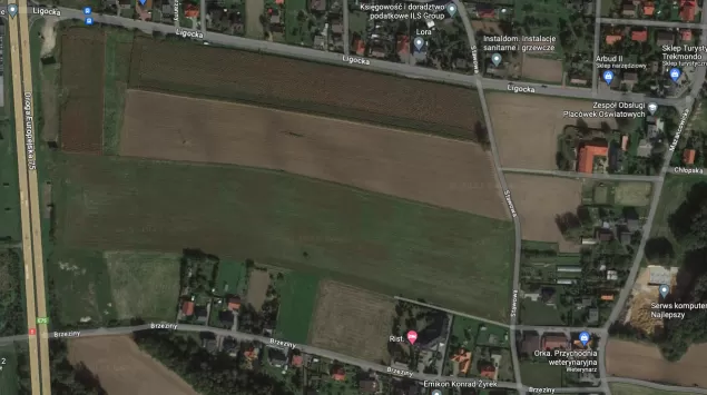 Teren pomiędzy ulicami Ligocką, Mazańcowicką, Brzeziny oraz DK-1 w Czechowicach-Dziedzicach