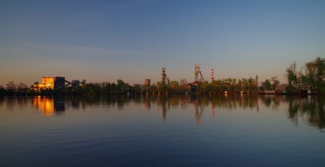 PG SILESIA w promieniach zachodzącego słońca