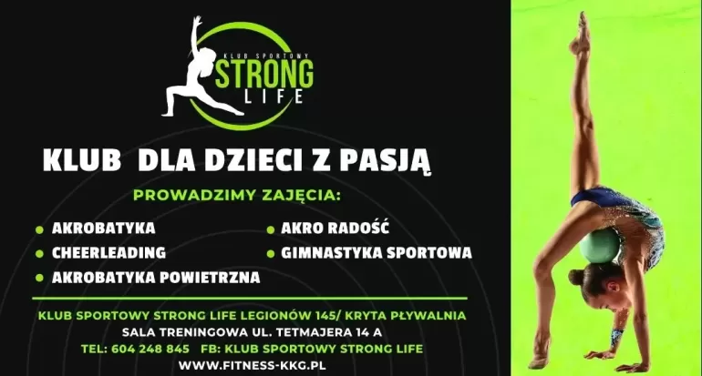 Telewizyjny Klub Kwadransowych Grubasów oraz Nowy Fitness Park i Klub Sportowy Strong Life