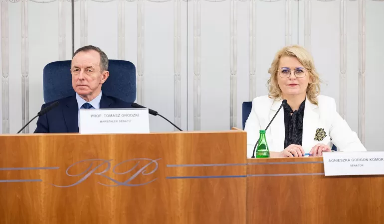 Tomasz Grodzki i Agnieszka Gorgoń-Komor