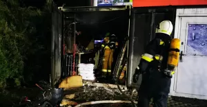 [FOTO] Pożar przy ul. Słowackiego. To było podpalenie?