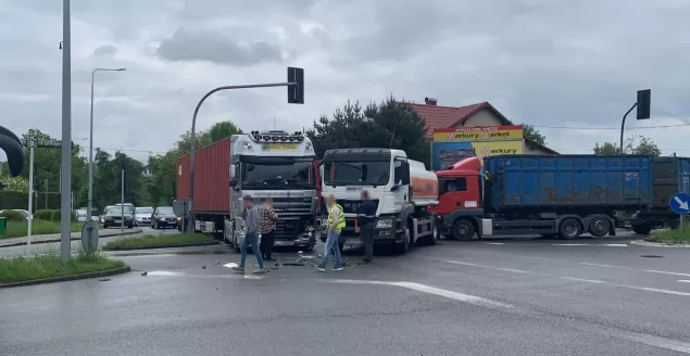 Kolizja w Czechowicach-Dziedzicach - 18.05.2021