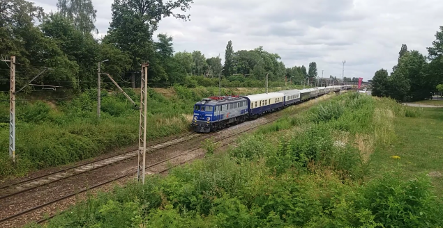 Pociąg "Danube Express" w Czechowicach Dziedzicach