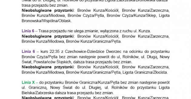 PKM, objazd, autobus