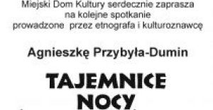 Tajemnice nocy świętojańskiej w MDK