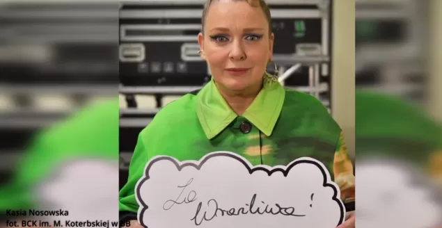 Akcję wspiera Katarzyna Nosowska