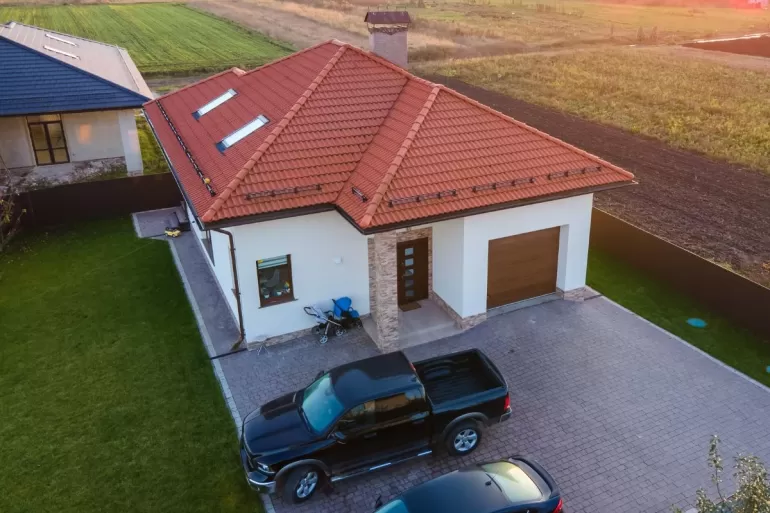 piękny nowoczesny dom