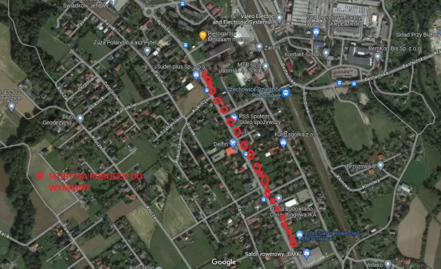leginów , Te punkty oświetleniowe będą modernizowane